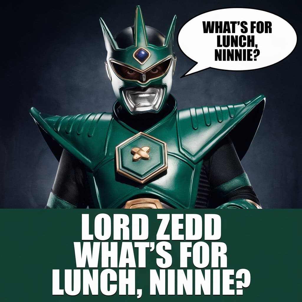 Lord Zedd What’s for Lunch Ninnie –  Meme Explained!